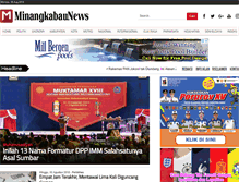 Tablet Screenshot of minangkabaunews.com